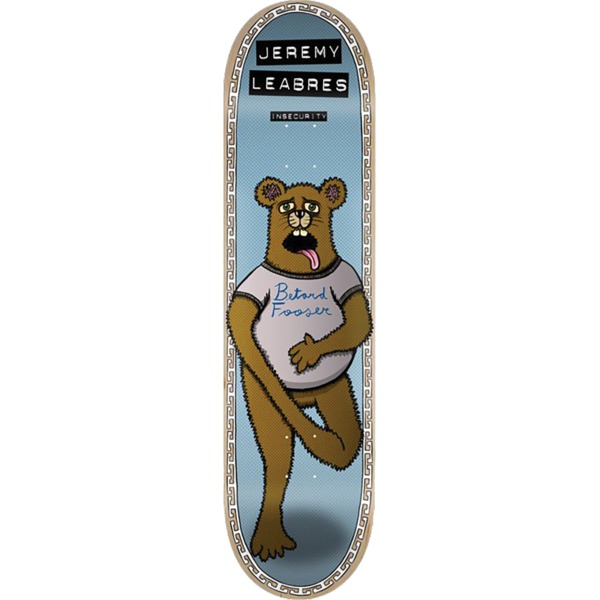 Toy Machine Skateboards Jeremy Leabres Insecurity Skateboard Deck - 8" x 31.75"