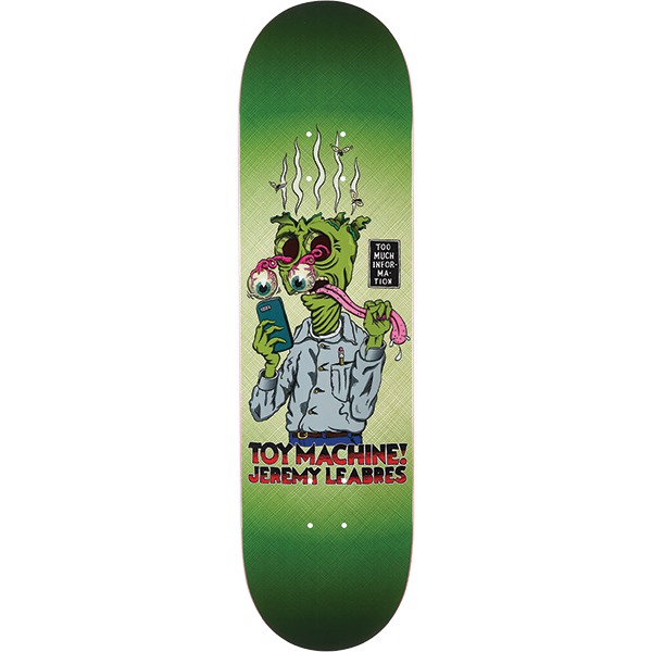 Toy Machine Skateboards Jeremy Leabres Too Much Skateboard Deck - 8.38"