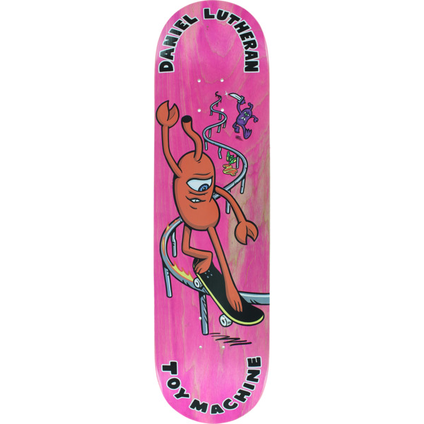 Toy Machine Skateboards Daniel Lutheran Fountain Skateboard Deck 8.25