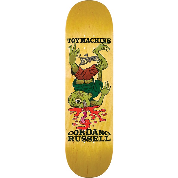 Toy Machine Skateboards Cordano Russell Crash Skateboard Deck - 8.5" Toy Machine Skateboards Cordano Russell Crash Skateboard Deck - 8.5"