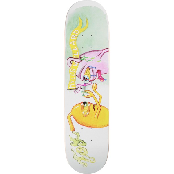 Toy Machine Skateboards Myles Willard Injection Skateboard Deck 8 x 31.6