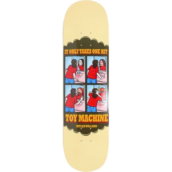 Toy Machine Skateboards Myles Willard One Hit Skateboard Deck - 8" x 31.88"