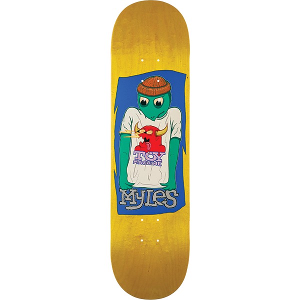 Toy Machine Skateboards Myles Willard Turtle Shirt Skateboard Deck - 8.25"
