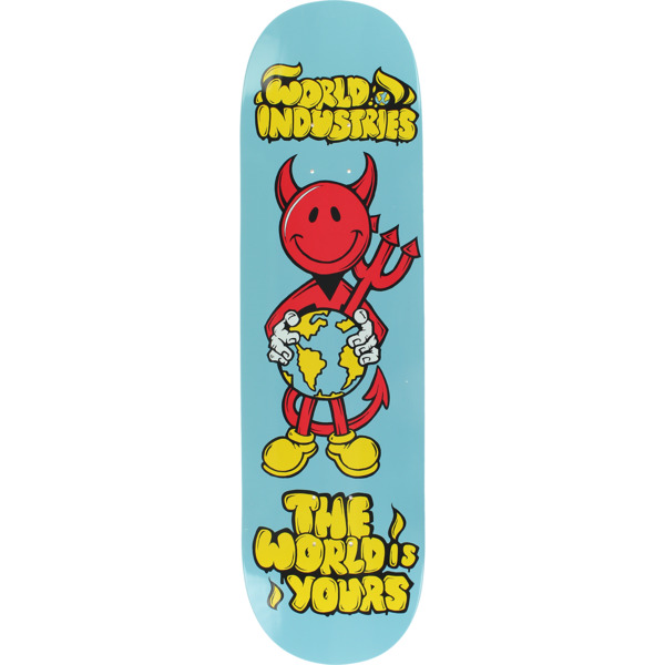 World Industries Skateboards Devil Man The World Skateboard Deck - 8.38" x 32"