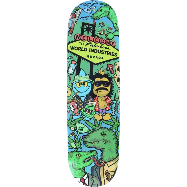 World Industries Skateboards Loathing Skateboard Deck 8.1 x 31.875