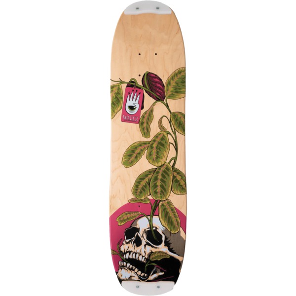 Waltz The Freestyle Company Life Natural Skateboard Deck with Skid Plates