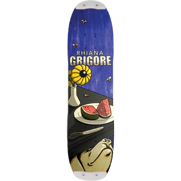 Waltz The Freestyle Company Rhiana Grigore Summer Violet Skateboard Deck with Skid Plates