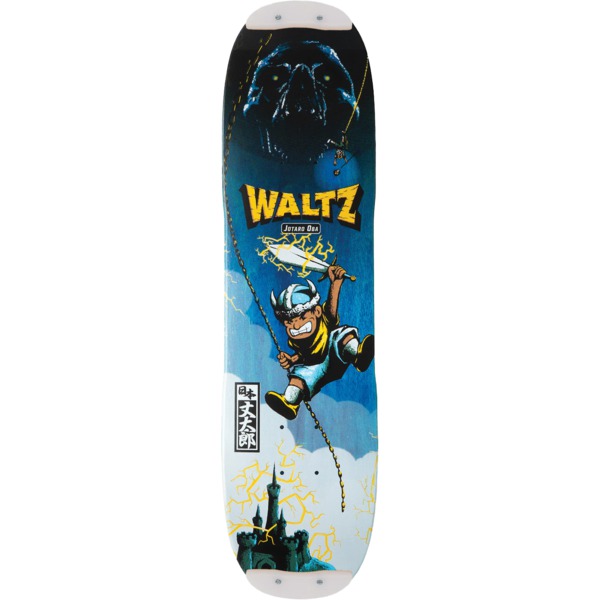 Waltz The Freestyle Company Jotaro Oba Pro Blue Skateboard Deck with Skid Plates