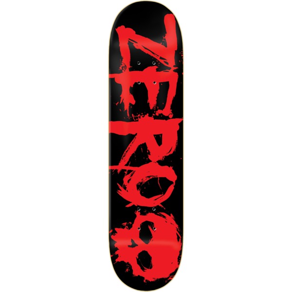 Zero Skateboards Blood Black / Red Skateboard Deck - 8" x 31.6"