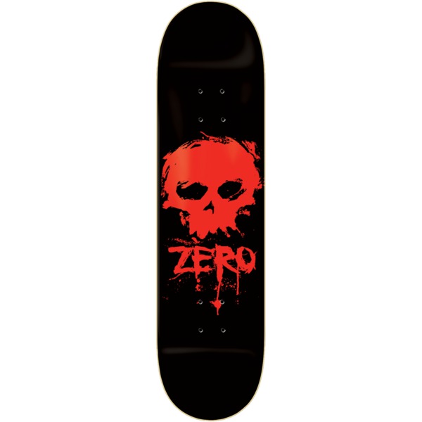 Details about   Zero Skateboard Complete 3 Skulls with Blood 8.0" Black trucks ASSEMBLED 