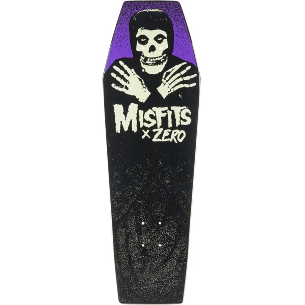 Zero Skateboards Misfits Fiend Coffin Glow Skateboard Deck - 9.5" Zero Skateboards Misfits Fiend Coffin Glow Skateboard Deck - 9.5"