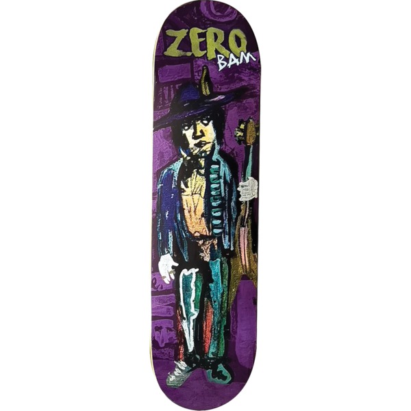 Zero Skateboards Bam Margera Music Man Skateboard Deck - 8.5" x 32.3"