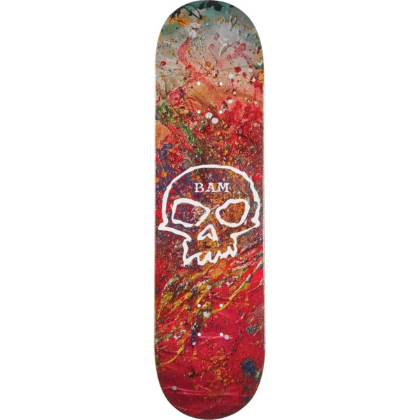Zero Skateboards Bam Margera Single Skull Skateboard Deck - 8.25" x 31.9"