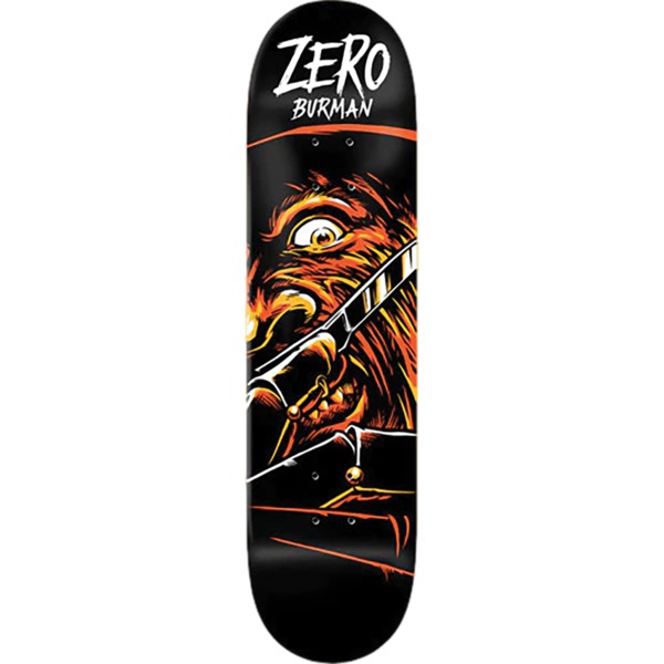 Zero Skateboards Dane Burman Fright Night 24 Glow Skateboard Deck - 8.25" x 31.9"