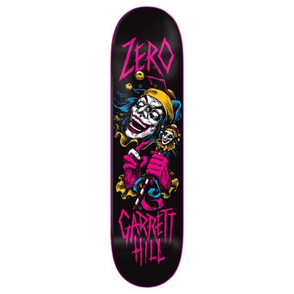 Zero Skateboards Garrett Hill Jester 30 Year Pink Skateboard Deck - 8.25" Zero Skateboards Garrett Hill Jester 30 Year Pink Skateboard Deck - 8.25"