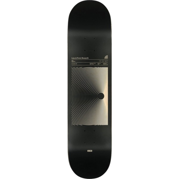 Globe G1 Lineform Black Skateboard Deck - 7.75" x 31.875"