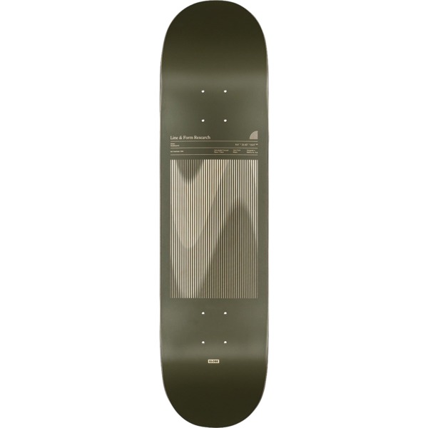 Globe G1 Lineform Olive Skateboard Deck - 8" x 31.875"