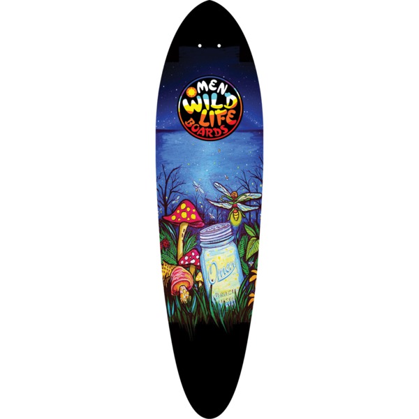 Omen Boards Mason Jar Pin Longboard Skateboard Deck - 9.1" x 38"
