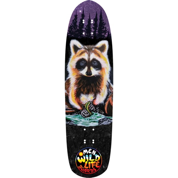 Omen Boards Tico Racoon Mini Cruiser Skateboard Deck - 8.9" x 33"