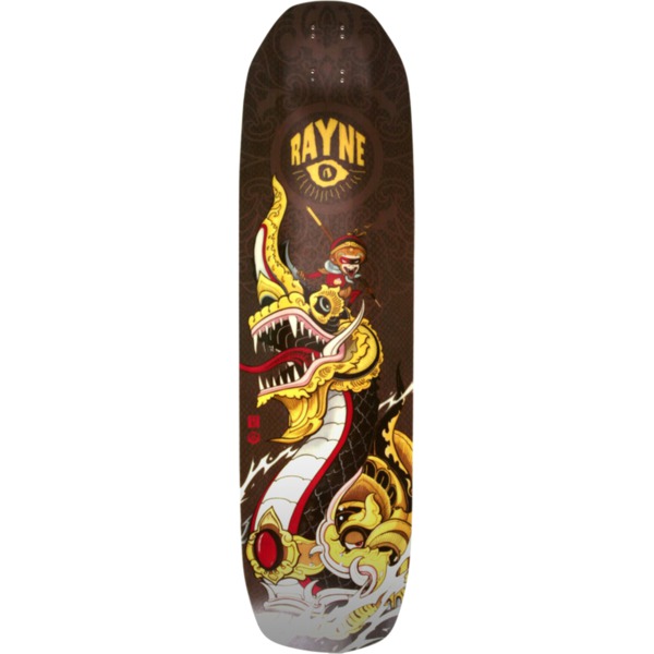 Rayne Skateboards Darkside 36 Dragon Longboard Skateboard Deck - 9.25" x 36"