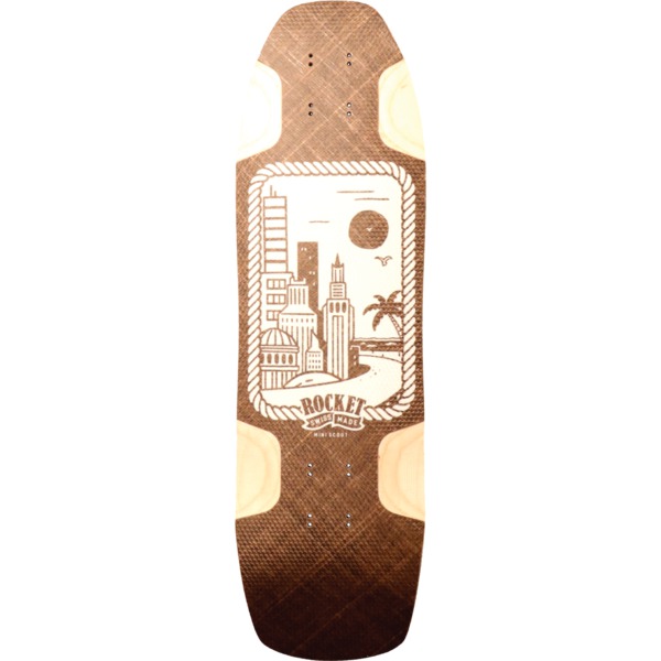 Rocket Longboards Mini Scout Skateboard Deck - 8.4" x 28.6"