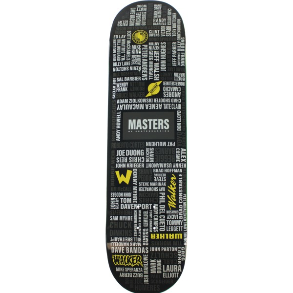 Bruce Walker Skateboards Masters Skateboard Deck - 8.25" x 32.25"