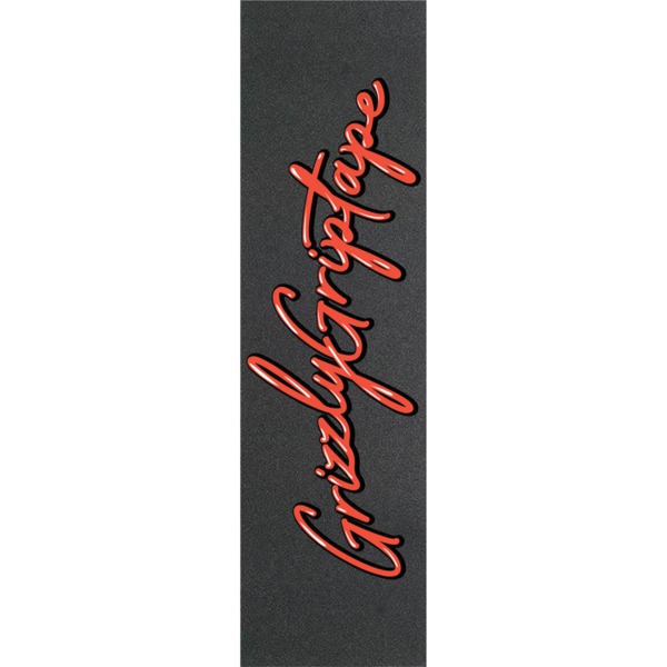 Grizzly Grip Tape Drive In Black / Red Griptape - 9" x 33"