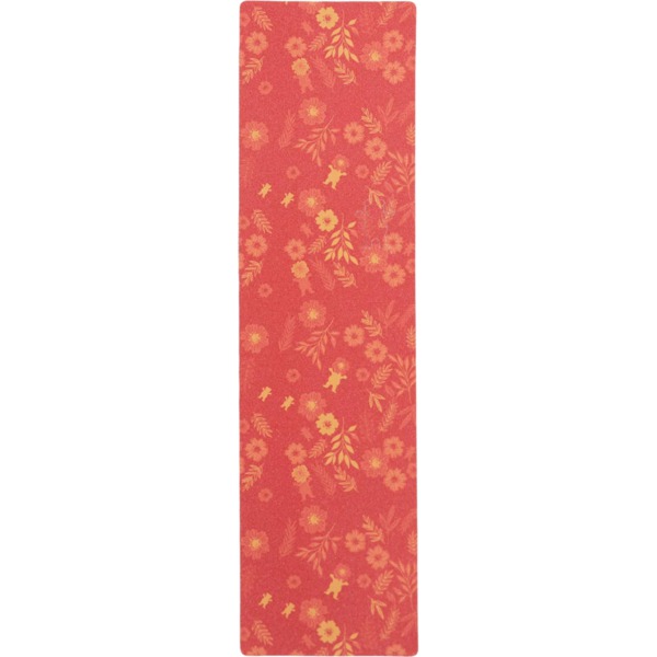 Grizzly Grip Tape Smell The Flowers Red / Yellow Griptape - 9" x 33"