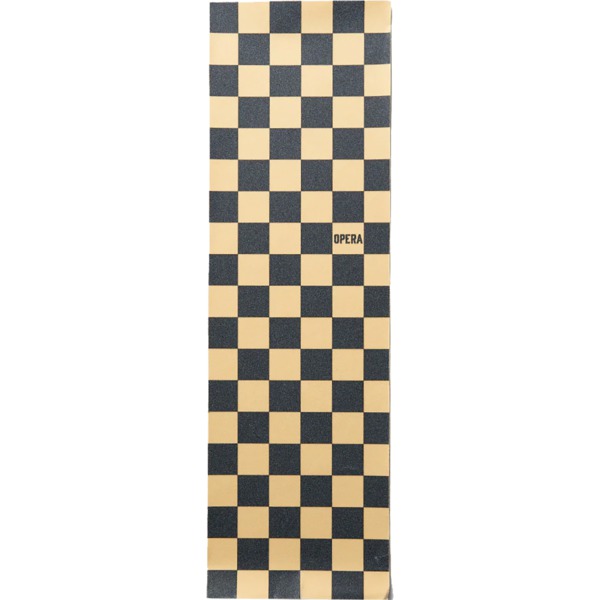 Opera Skateboards Checkers Black / Clear Griptape - 9" x 33"