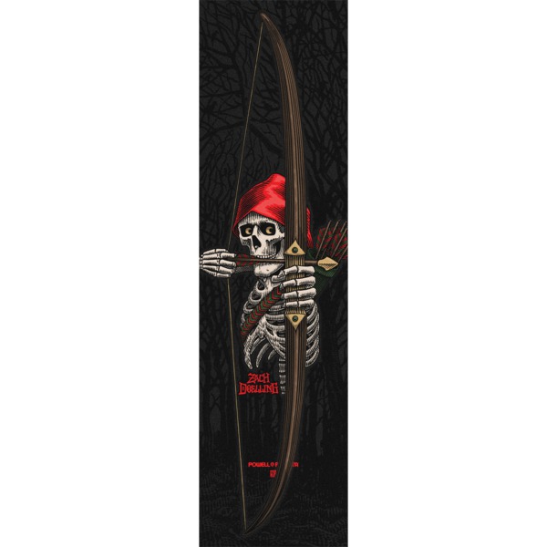 Powell Peralta Zach Doelling Archer Black Griptape - 9" x 33"