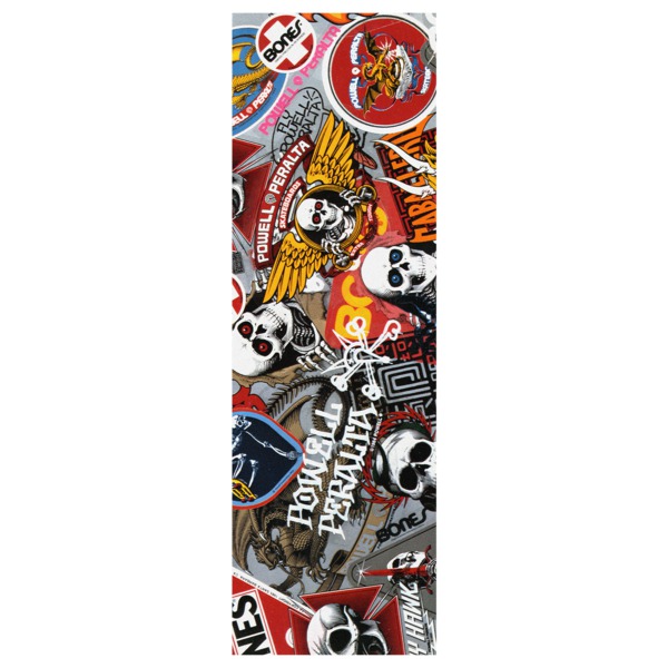 Powell Peralta Collage 1 White Griptape - 10.5" x 33" Powell Peralta Collage 1 White Griptape - 10.5" x 33"