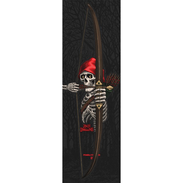 Powell Peralta Zach Doelling Archer Black Griptape - 10.5" x 33"
