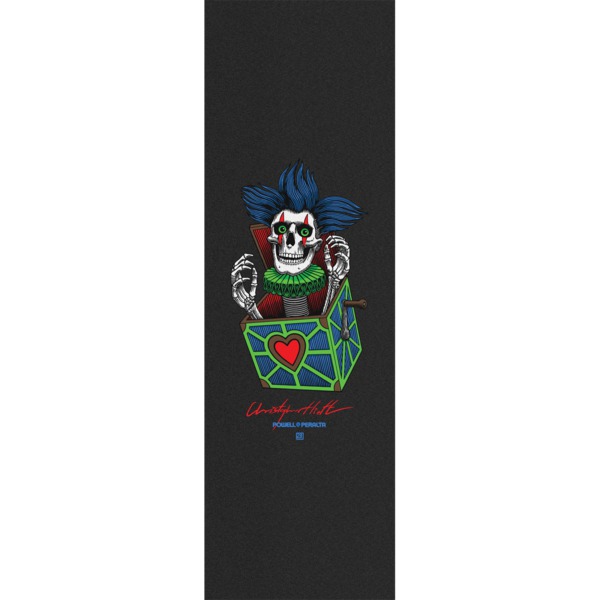 Powell Peralta Chris Hiett Skull Black Griptape - 10.5" x 33"
