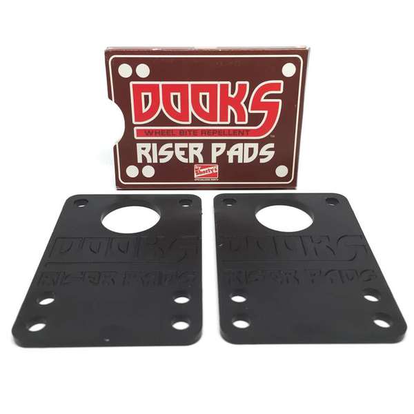 Dooks Skateboard Riser Pads Riser Pads - Set of Two (2) - 1/8"