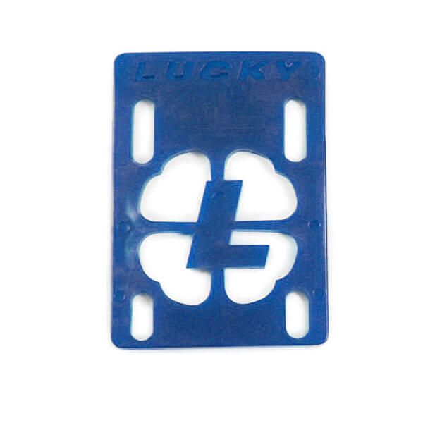 Lucky Skate Bearings Blue Single (1) Riser Pad - NOT A SET: 2 required for board assembly - 1/8" Lucky Skate Bearings Blue Single (1) Riser Pad - NOT A SET: 2 required for board assembly - 1/8"