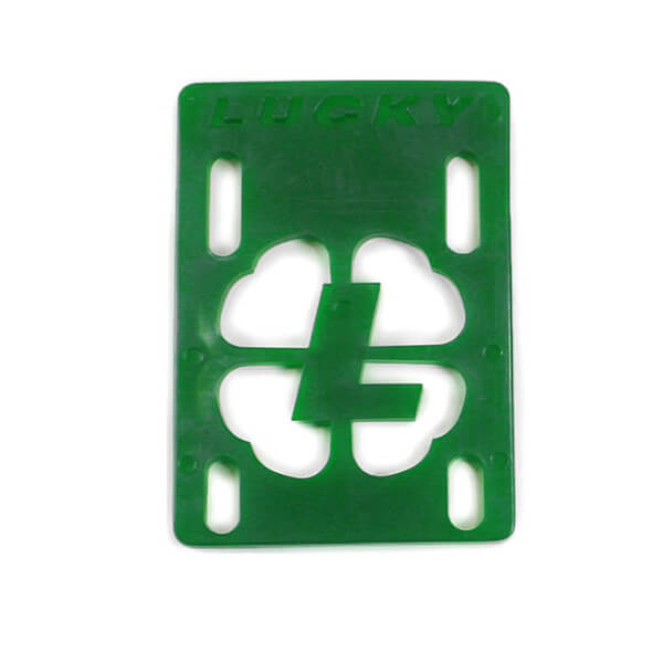 Lucky Skate Bearings Green Single (1) Riser Pad - NOT A SET: 2 required for board assembly - 1/8"