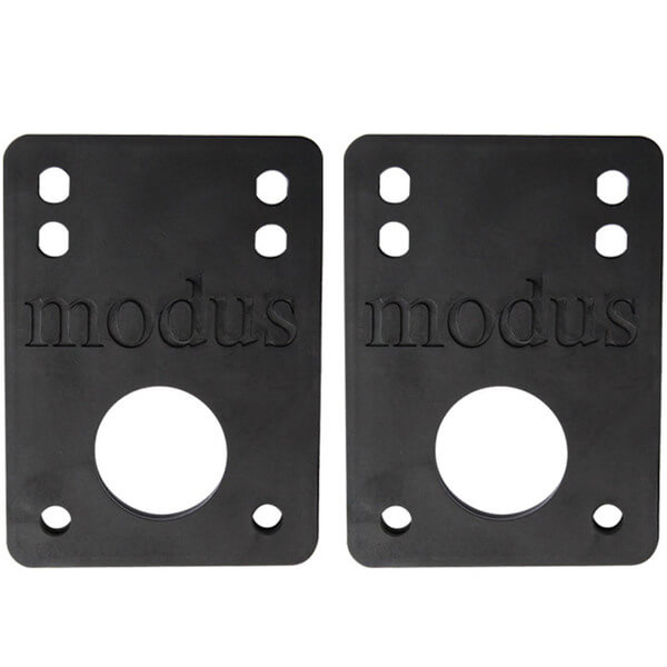 Modus Skate Bearings Black Riser Pads - Set of Two (2) - 1/8"