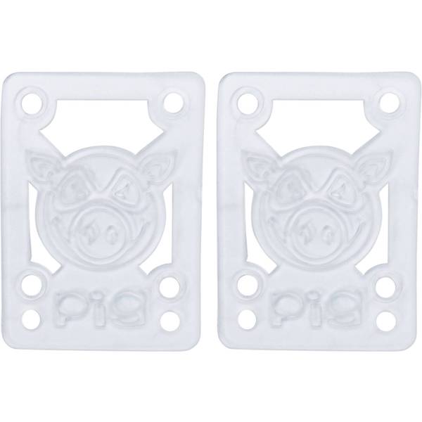 Pig Wheels Piles Clear Shock Pads - Set of Two (2) - 1/8"