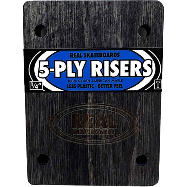 Real Skateboards 5 Ply Wooden Risers for Thunder - Set of Two (2) - 1/4"