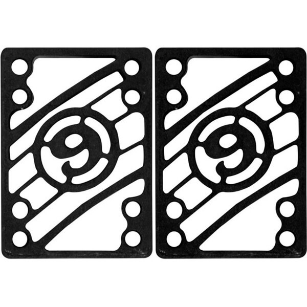 Sector 9 Black Shock Pads - Set of Two (2) - 1/8"