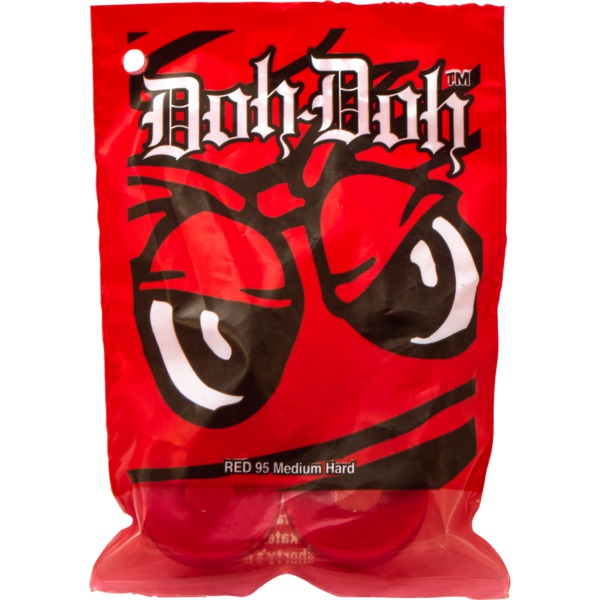 Shortys Skateboards 2 pair Doh-Doh OG Red Skateboard Bushings - 95a