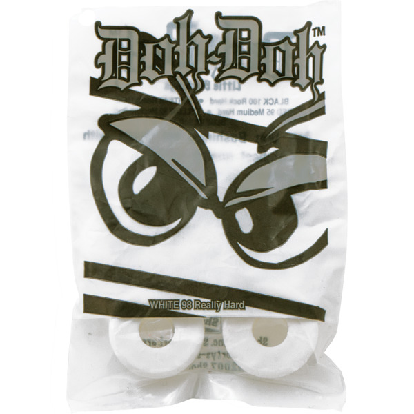 Shortys Skateboards Doh Doh White Bushing Set 2 Pair - 98a