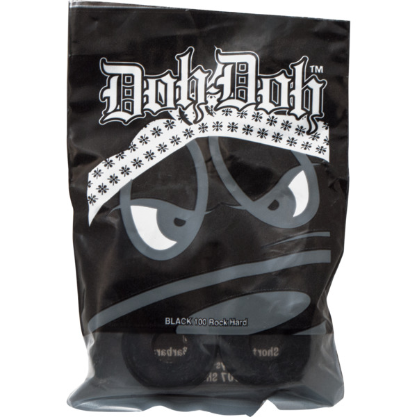 Shortys Skateboards 2 pair Doh-Doh OG Black Skateboard Bushings - 100a