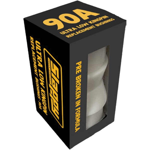 Slappy Truck Company Ultra Low White Skateboard Bushings - 2 Pair with Washers - 90a Slappy Truck Company Ultra Low White Skateboard Bushings - 2 Pair with Washers - 90a