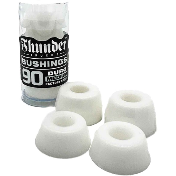 Thunder Trucks Premium White Skateboard Bushings - 2 Pair - 90a Thunder Trucks Premium White Skateboard Bushings - 2 Pair - 90a