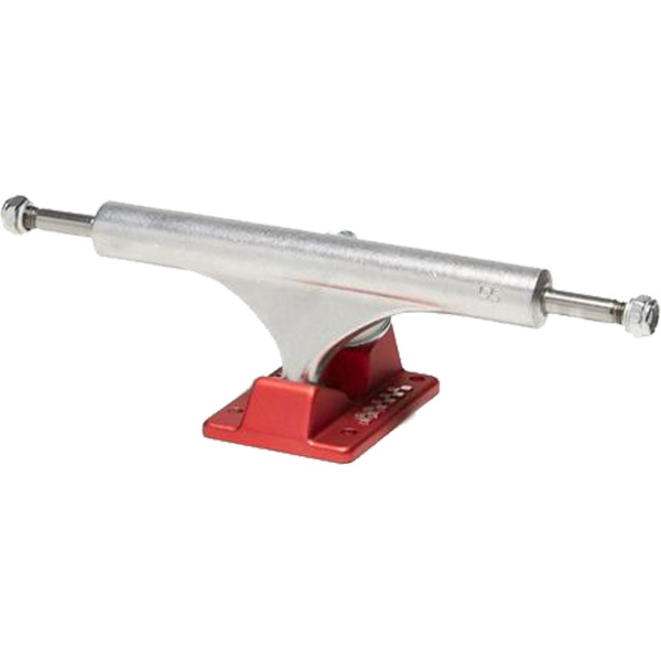 Ace Trucks MFG. 55 Classic High Polished / Red Skateboard Trucks - 6.375" Hanger 9.0" Axle (Set of 2)