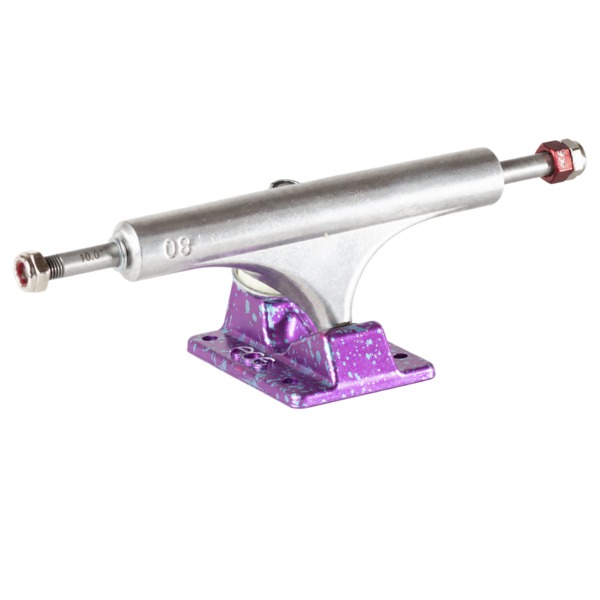 Ace Trucks MFG. AF1 80 Magenta / Polished Skateboard Trucks - 7.3" Hanger 10.0" Axle (Set of 2) Ace Trucks MFG. AF1 80 Magenta / Polished Skateboard Trucks - 7.3" Hanger 10.0" Axle (Set of 2)
