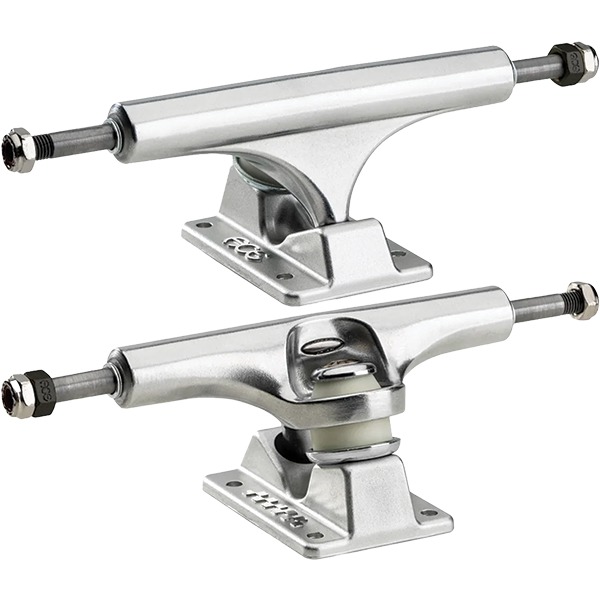Ace Trucks MFG. AF1 Inverted Hollow 66 Polished Skateboard Trucks - 6.37" Hanger 9.0" Axle (Set of 2) Ace Trucks MFG. AF1 Inverted Hollow 66 Polished Skateboard Trucks - 6.37" Hanger 9.0" Axle (Set of 2)