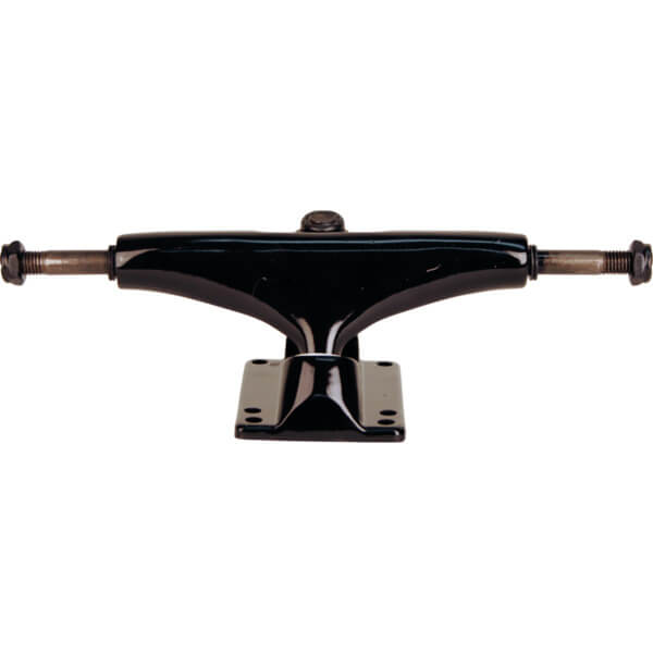 Essentials Skateboard Components Black Skateboard Trucks - 5.0" Hanger 7.75" Axle (Set of 2)
