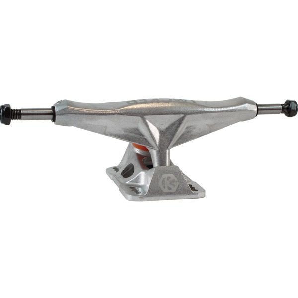 Grind King Truck Co. Locker Raw Silver Skateboard Trucks - 5.4" Hanger 8.0" Axle (Set of 2)